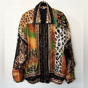 FUDA International Vintage 90’s Silk Jacket XL